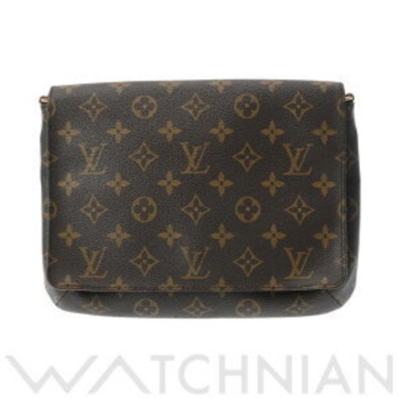 Louis Vuitton Monogram Musette Tango Bag Brown Canvas Shoulder Bag - Picture 1 of 9
